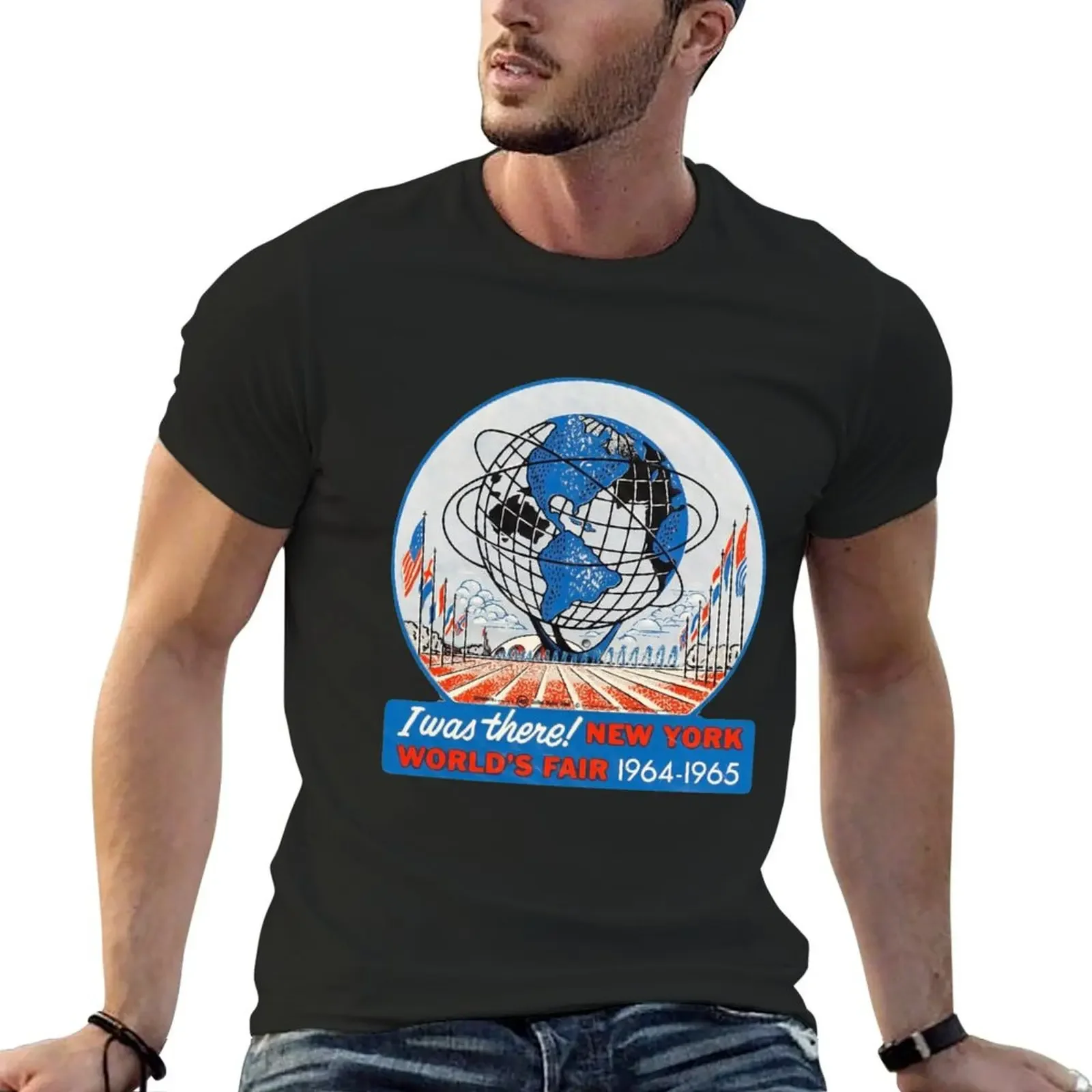 New York World's Fair RETRO 1964 T-Shirt anime customizeds cheap stuff vintage t shirts for men cotton