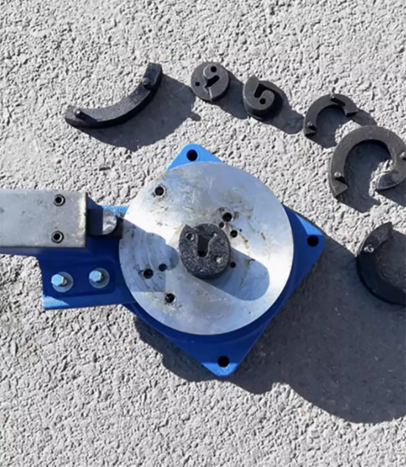 Rollender, einfach zu bedienender Rohrbieger, manuelle hydraulische Rohrbieger-Biegemaschine