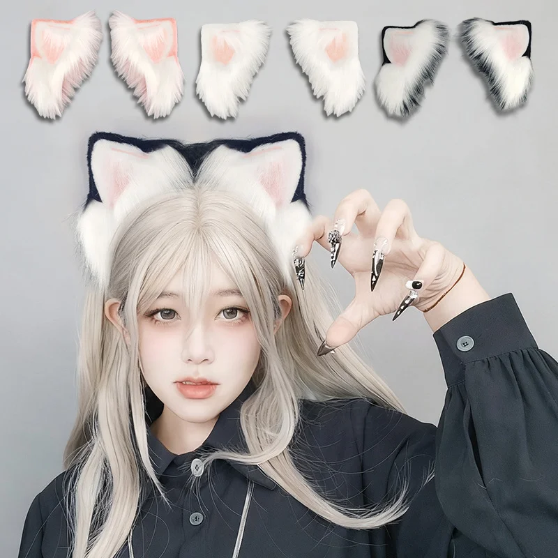 Charging Simulation Pet Ear Gravity Sensor Touch Electric Cat Ear Cosplay Prop Motion-Sensitive Foldable Cat Ear Headband