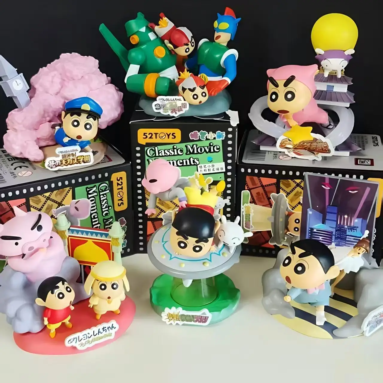 

52TOYS карандаш Шин Чан слепая коробка модная игровая кукла аутентичная ручная работа Коллекционная милая сцена орнамент название фильма игрушка подарки