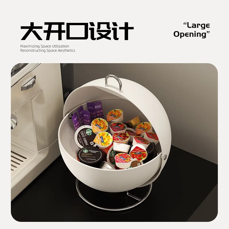 

Spherical Storage Rack Water Bar Counter Organizer Entryway Living Room Desktop Organizer Box