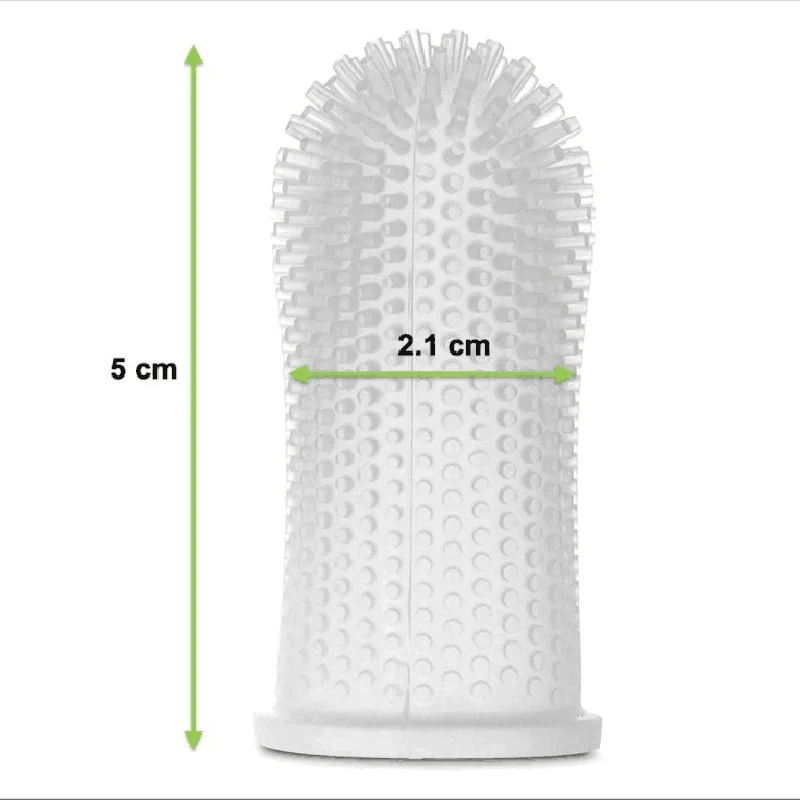 Super Soft Finger Toothbrush para Pet, limpeza de dentes, cuidados com a respiração ruim Escova de dentes de silicone não tóxico