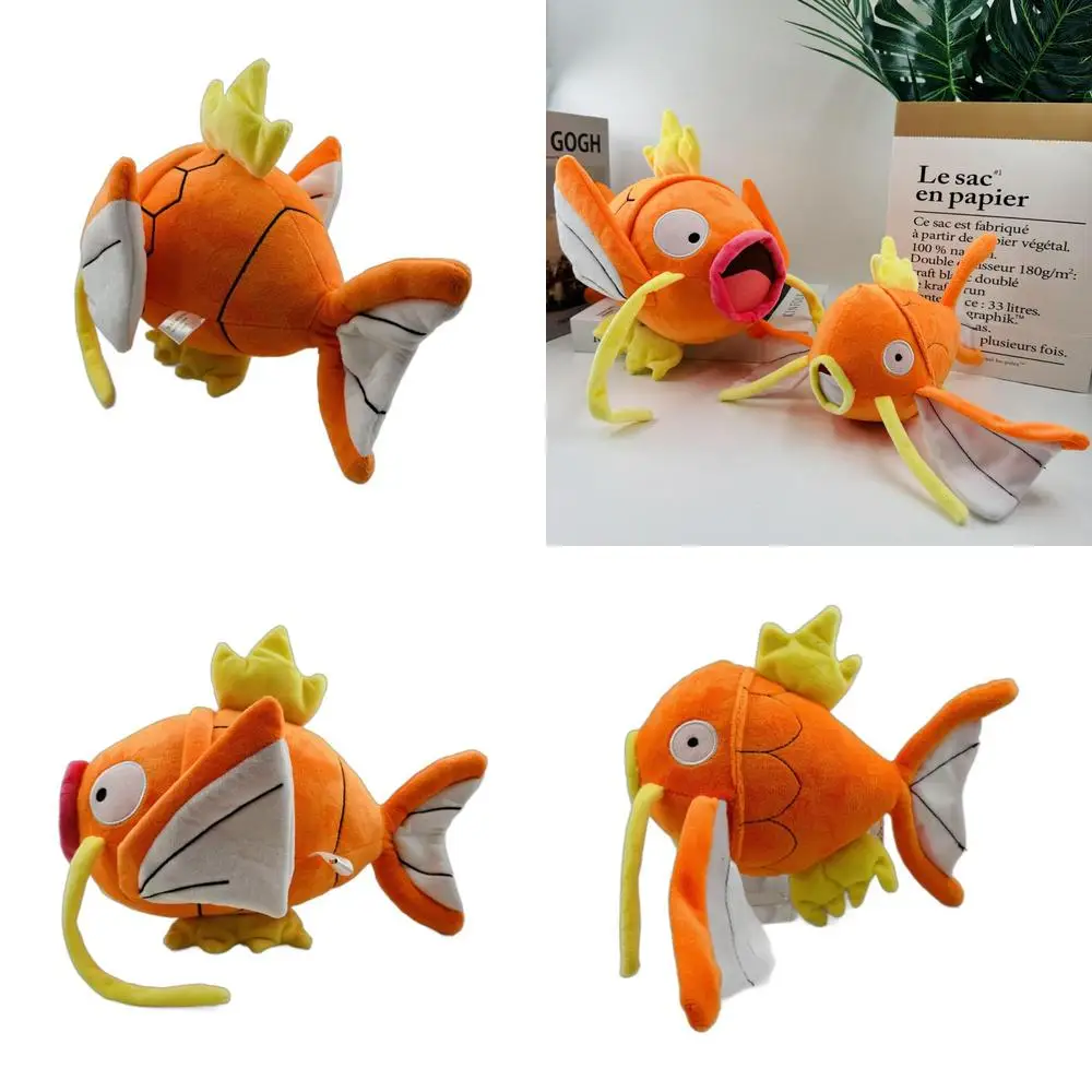 

Kawaii Plush Toy Stuffed Doll Orange Magikarp Gyarados Baby Stage Soft Toy for Kids Birthday Gift Large Small Size