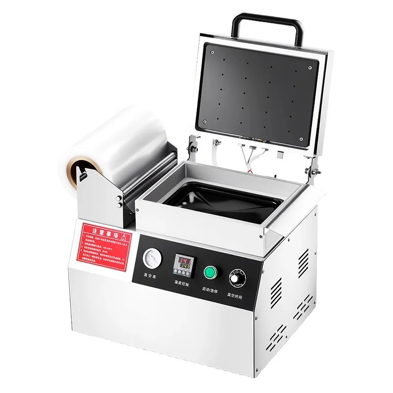 

Food vacuum body packaging machine, supermarket vacuum hand pressure automatic