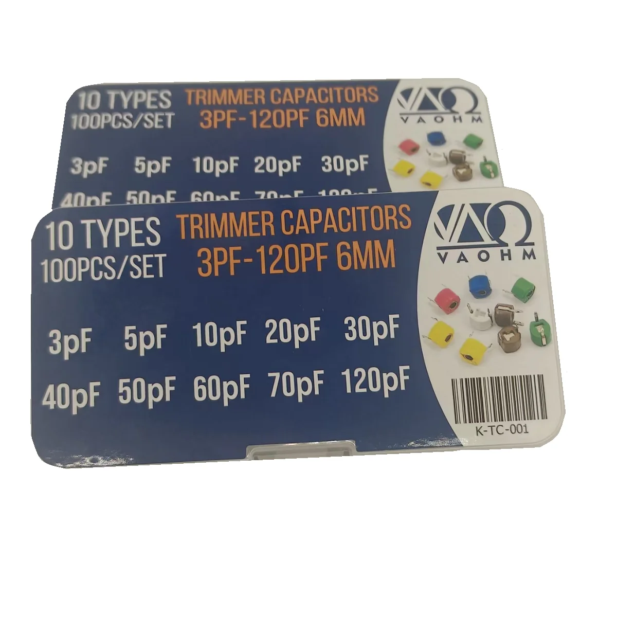 

Конденсаторы Trimmer 3pF-120pF 6мм 10 типов 100 шт./компл.
