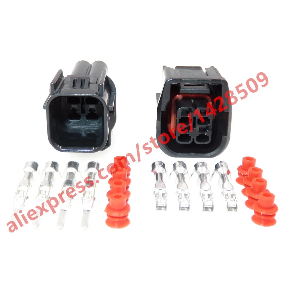 1 Pcs 4 Pin 2 Series Automobile Headlight LED Tail Light Wiring Harness Connector For Honda 6181-3783 6189-7409