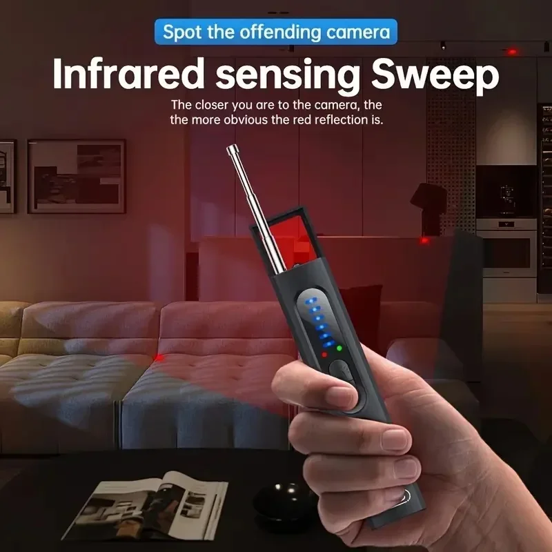 X13 Camera Detector Hotel Anti-camera Infrared Scanner Anti-GPS Anti-voyeur Positioning Monitoring Wireless Detection