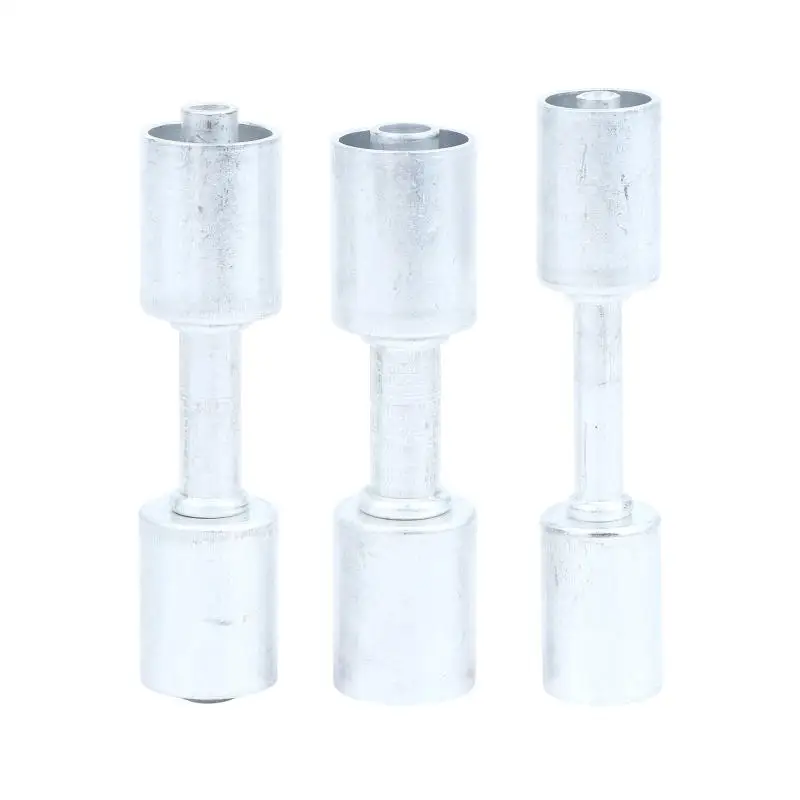 Straight Aluminum Beadlock Splice Fitting Abrasion Resistant #6 #8 #10 Compatible with Car A/C Reduced Barrier Hose