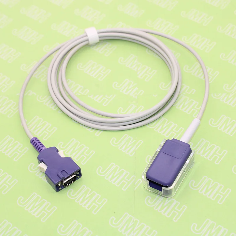 

DOC-10 2.5m 14P To DB 9P SpO2 Sensor Extension Cable For Fukuda Schiller Drager Oximax N550 N595 N560 Patient Monitor