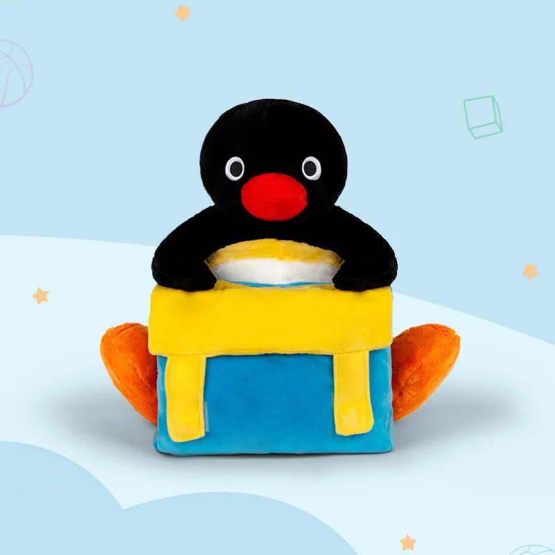 2024 Cute Pingu Backpack Cartoon Little Penguin Daily Travel Large Capacity Backpack Travel Storage Bag Children's Birthday Gift