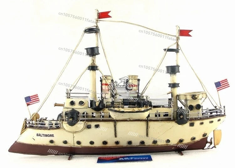 Pure Handmade Iron Ship Model Cruiser - Fine Edition, Crafts Collection