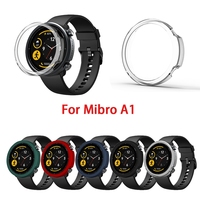 PC Protective Case Frame Screen Protector Cover for Mibro A1 Smart Watch Protective Shell Bumper Cover Protection Sleeve Housing