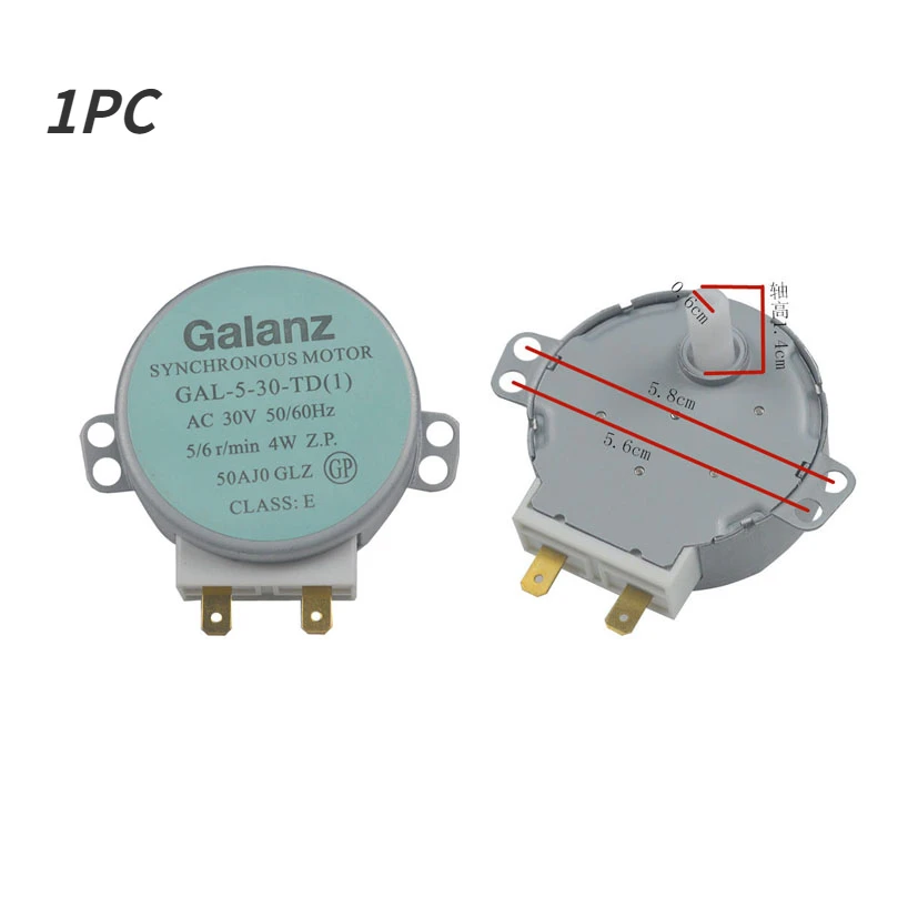 GAL-5-30-TD 30V 4W silnik gramofonu do mikrofalówki GALANZ kuchenka mikrofalowa gospodarstwa domowego części zamienne