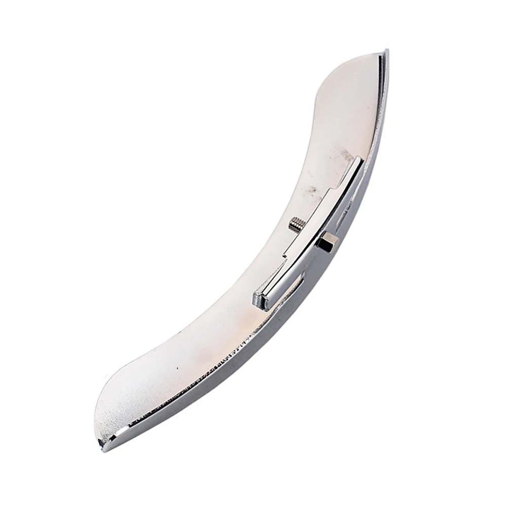 

Zinc Alloy Banjo Armrest Single Leg Banjo Protector Replacement Parts Polished Mirror Finish Durable Silver Ha15