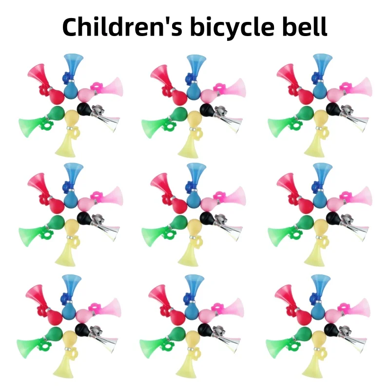 Children Bikes Loud Bell Bicycle Air Horn Safety Horn Road Bike Handlebar Bell Ring Kids Cycling Accessories Colorful Bells