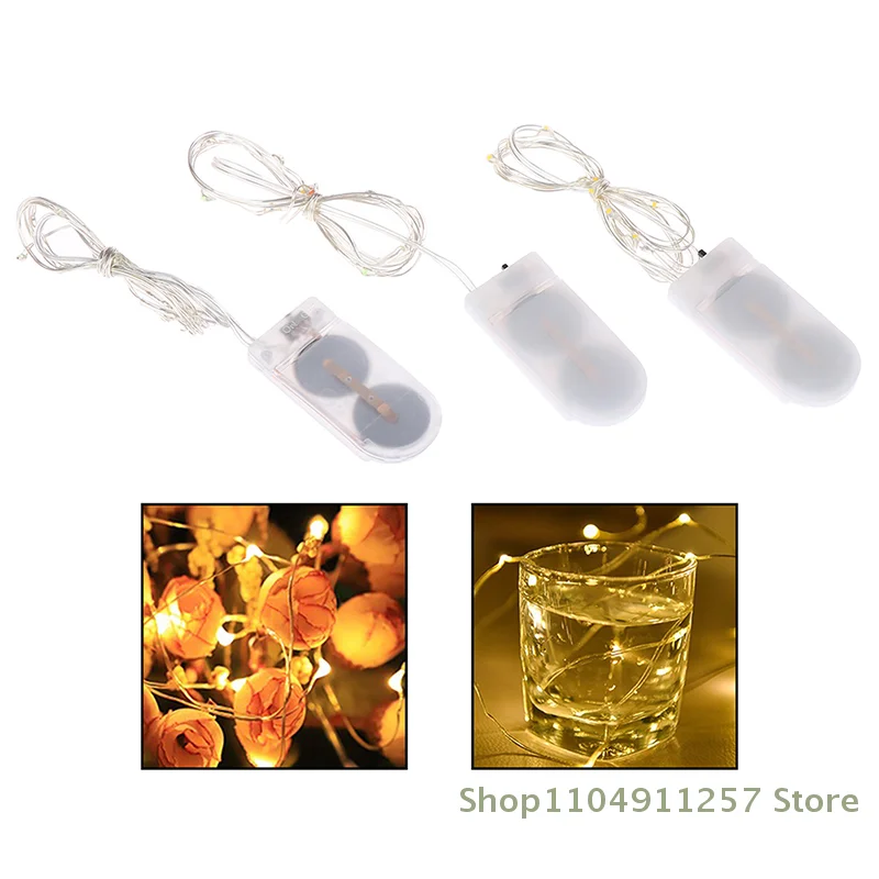 LED String Light Fairy Light Battery Waterproof Silver Wire Christmas Decoration