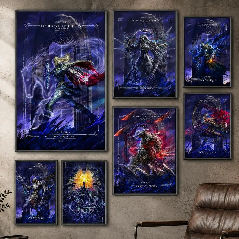 RPG Exalted Aspect Dragon-Blooded Fantasy Lore Poster  PP Self Adhesive Home Garage Dorm Bar Wall Decor Aesthetic Retro Gift