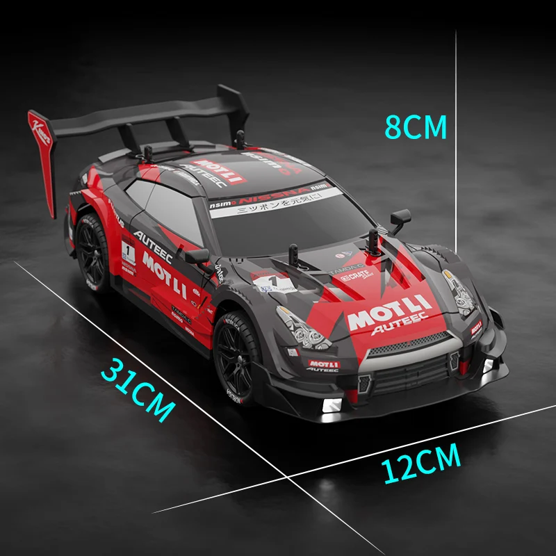 1:14 RC zdalnie sterowanym samochodowym szybki drift z napędem na cztery koła zdalnie sterowanym samochodowym GTR profesjonalny elektryczny