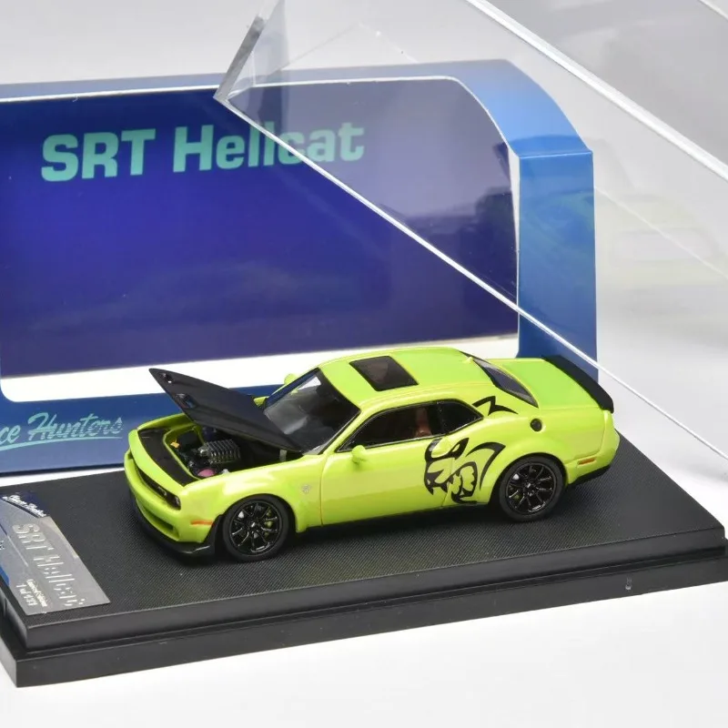 1:64 Green Devil latte art, modèle de voiture en alliage moulé sous pression, pour les adolescents jouent avec, cadeau d'anniversaire pour les enfants.