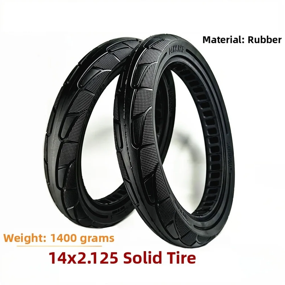 

For Electric Bicycle E-bike Tire Off-road Riding Anti-flat Electric Bicycle Tire Solid Tire Easy To Install After Boiling