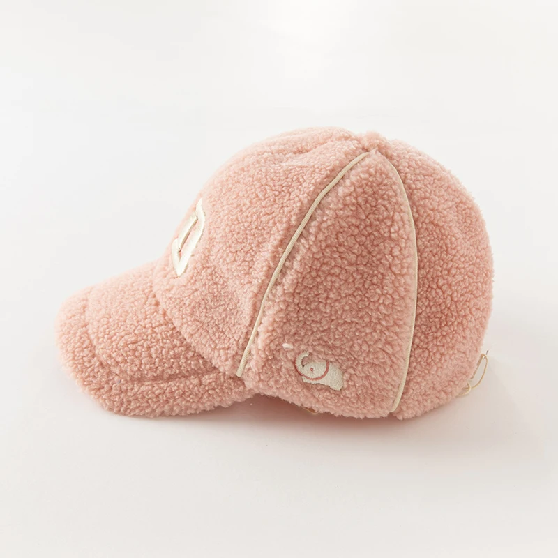 Dave Bella Kids Hat Winter Boys Girls Warm Pink Khaki Peaked Cap Baby Children Fashion Baseball Hat DB4237996