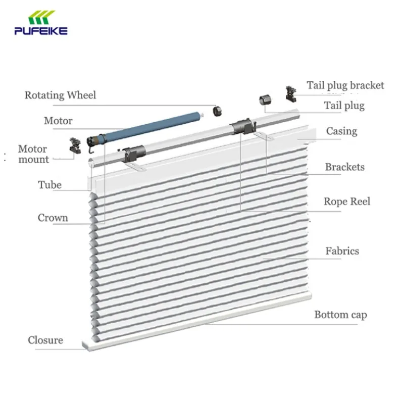 Smart Honeycomb Blinds Blackout Honeycomb Curtains for Google Alexa Compatible Windows