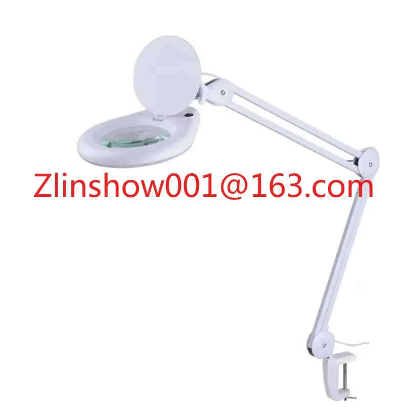 

Настольный зажим 8066d2-4c Регулируемая косметическая лупа Лампа для ресниц Татуировка на лице Увеличительная лампа для бровей