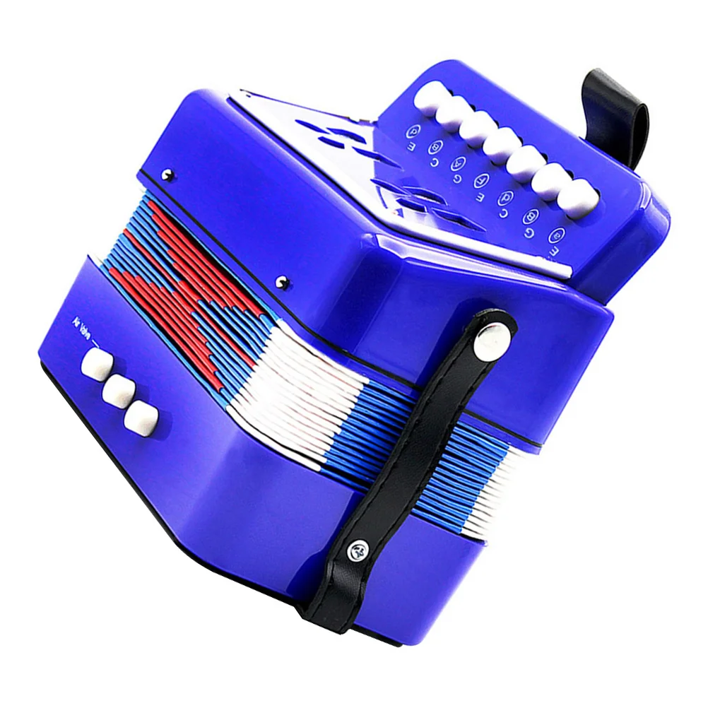 Draagbaar accordeoninstrument voor kinderen voor vroege muziekonderwijs Plezier leren Geluidsproductie Hand-oogcoördinatievaardigheid
