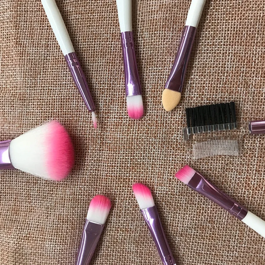 8Pcs/Set Makeup Brush Set Soft Fluffy Powder Foundation Contour Blush Concealer Eye Shadow Blending Makeuo Kit Women Beauty Tool