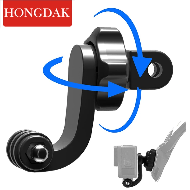 HONGDAK Gopro  11 10 Adapter Mount for Go Pro Hero Pedestal 360° Vertical Bracket for Xiaomi DJI Osmo Action Camera Accessory