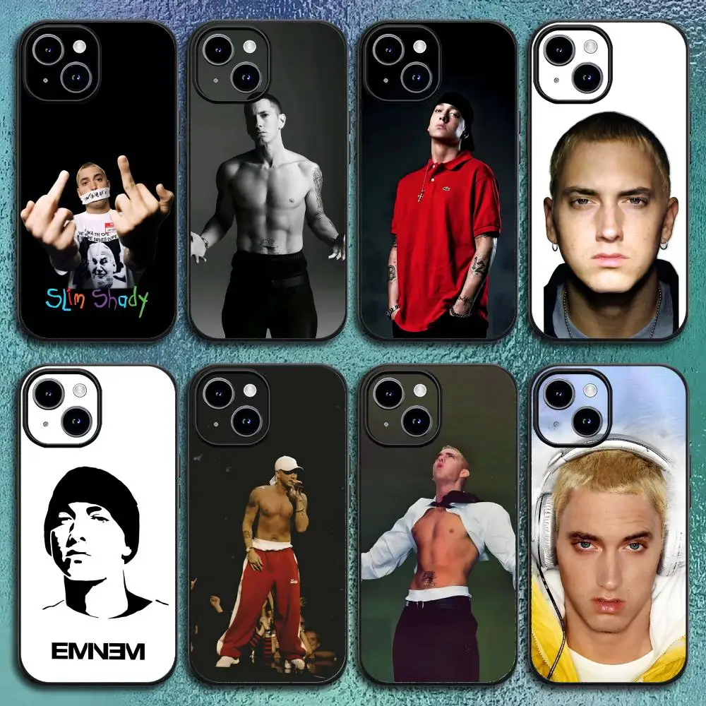 Rap God E-Eminem Phone Case For IPhone 17 16 15 14 13 12 11 Pro Max Plus Mini Black Frosted Soft Shell Funda