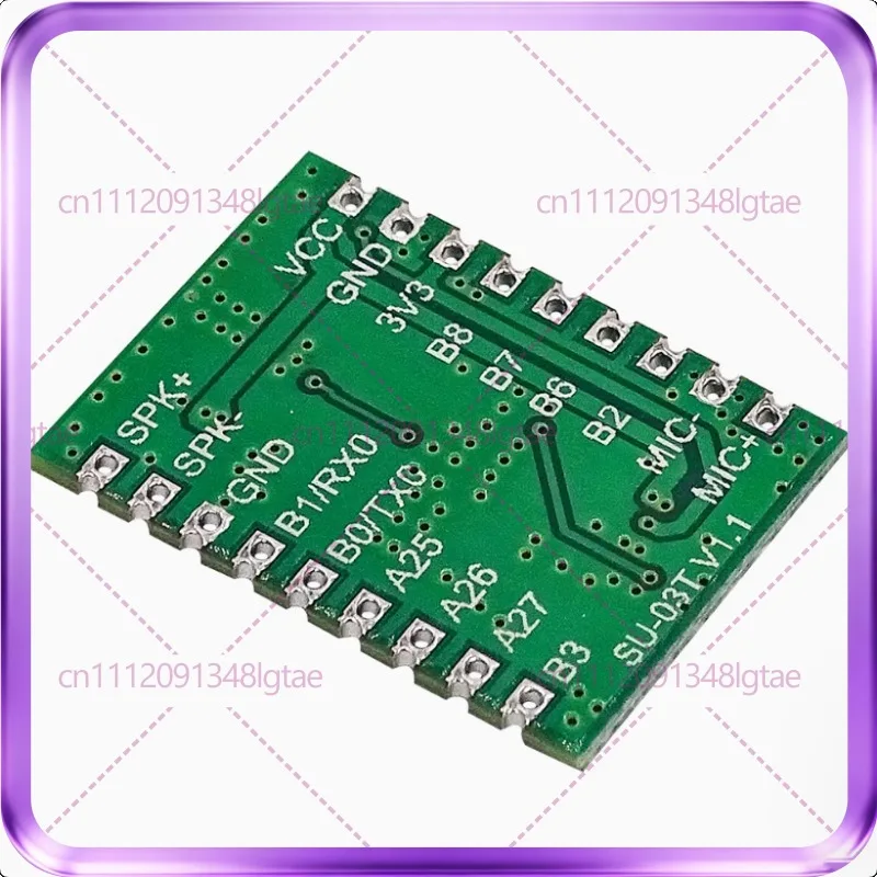 1-10pcs AI automatic speech recognition module offline voice control module recognition chip voice control module SU-03T1