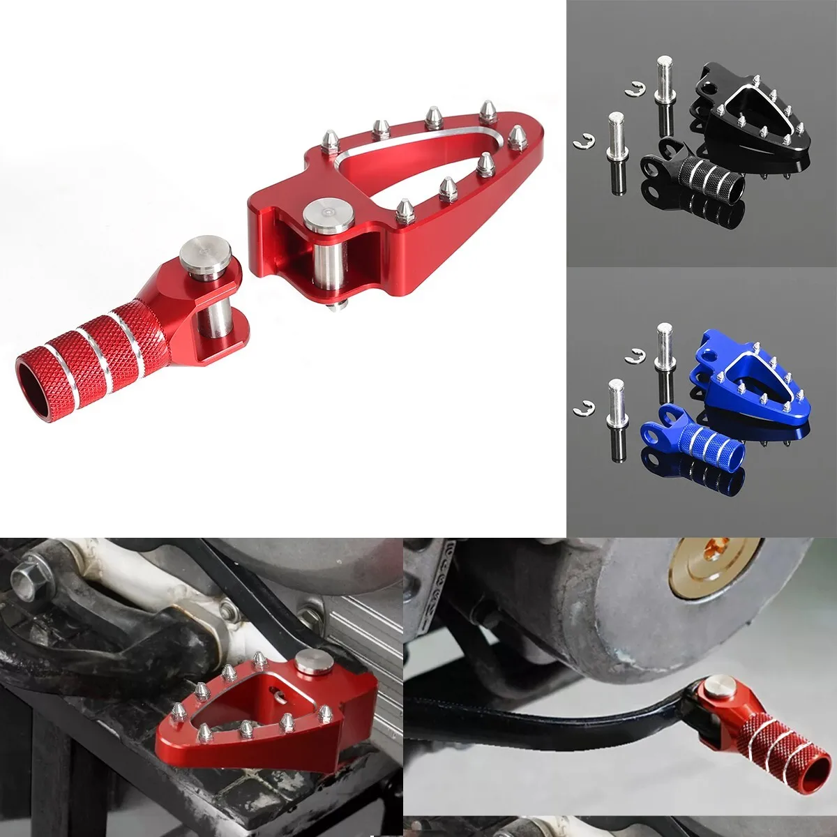 

Gear Shift Lever Shifter Peg Step Plate Foot Brake Lever Pedal For Honda XR650L Shifter Peg Step Plate Foot Brake Lever Pedal