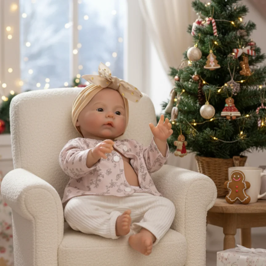 18 Polegada/45cm boca aberta & lavável prado macio silicone bebe reborn menina boneca bebe reborn de silicona realista recém-nascido menina boneca