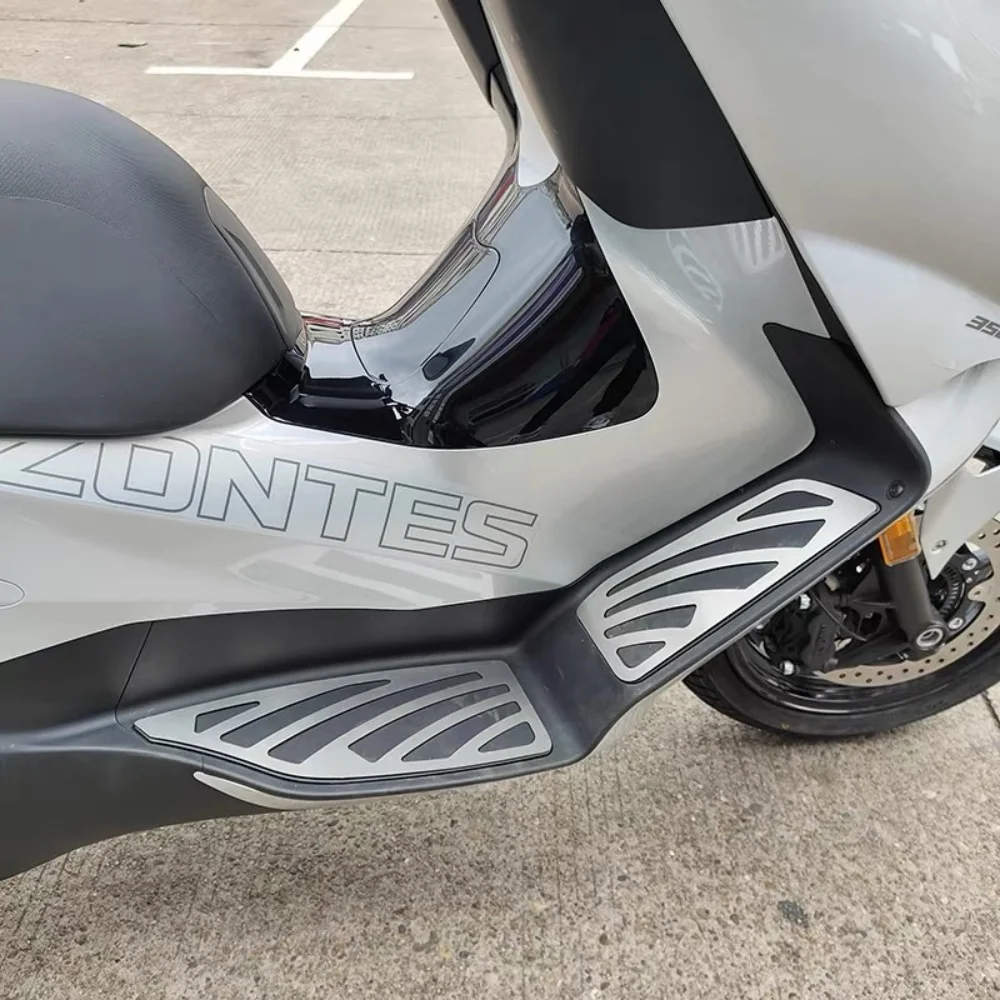 For ZONTES 350E stainless steel pedal anti-slip wear-resistant ZT350E pedal pad modified pedal non-destructive installation