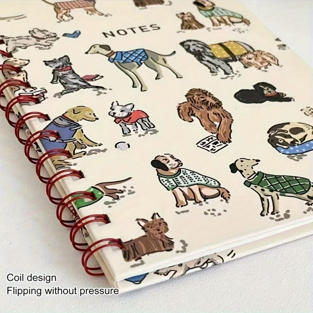 50 Sheets A5 Notebook High-End Cute Dog A5 Spiral Notebook with Unique Practical Note Pad  Journals  Cute Note Books for Girls