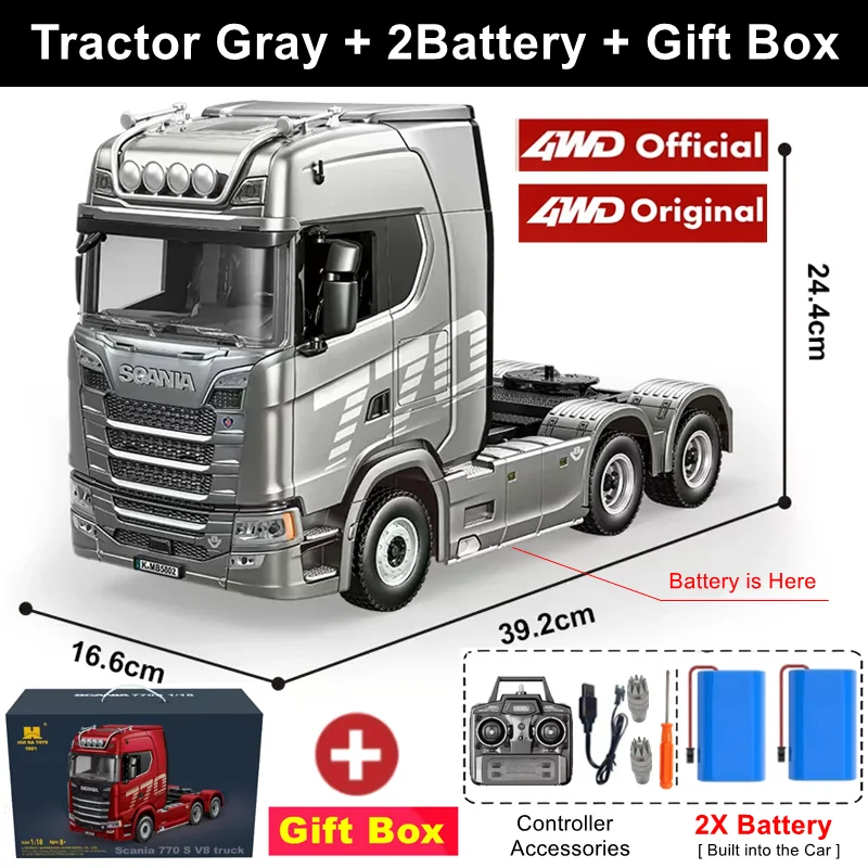 Gray Tractor 2B Box