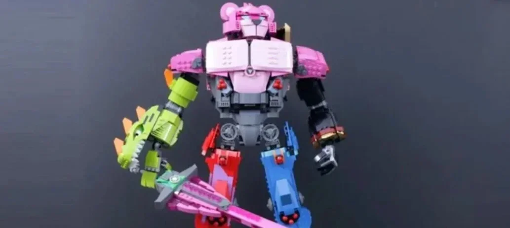 Mecha Team Leader Minifigure Building Blocks Sets Compatible With Legoed Particles Suitable For Christmas Gifts 77078