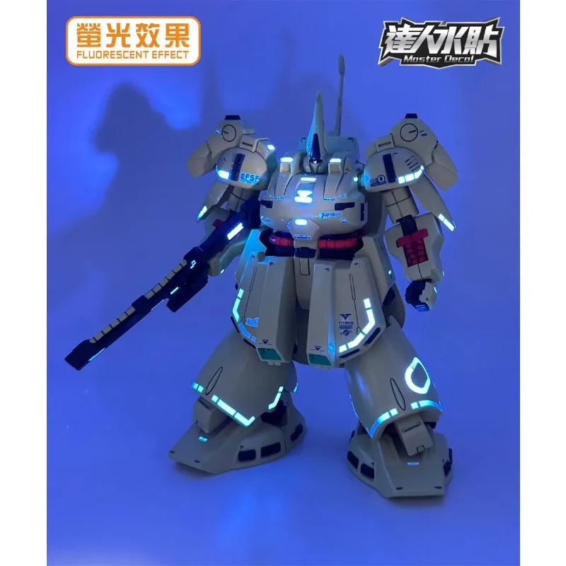 MASTER Decal H024 for HGUC 1/144 PMX-003 THE-O Mobile Suit Model Building Tools Hobby DIY Fluorescent Stickers