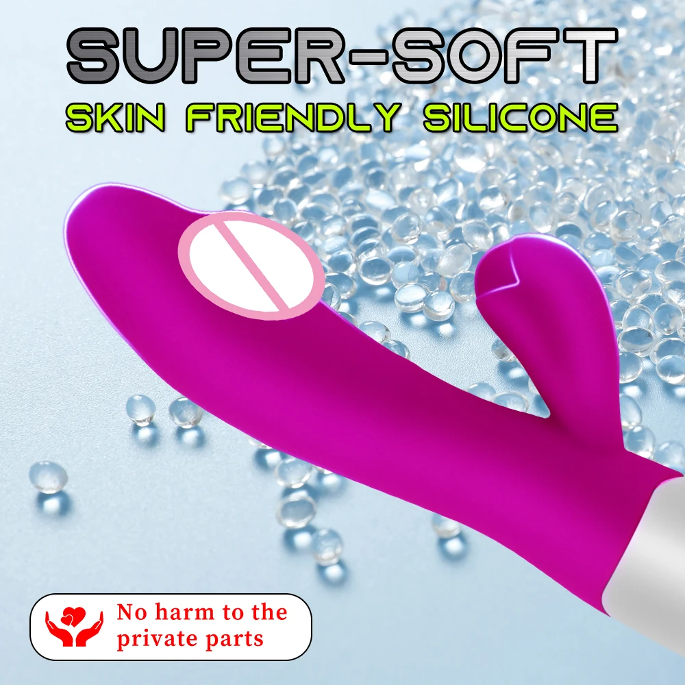 Multifunctional G-Spot and Clitoral Dildo Vibrator with 20 Vibrations Rechargeable and Very Quiet Female Sex Toy Adult Product image 6
