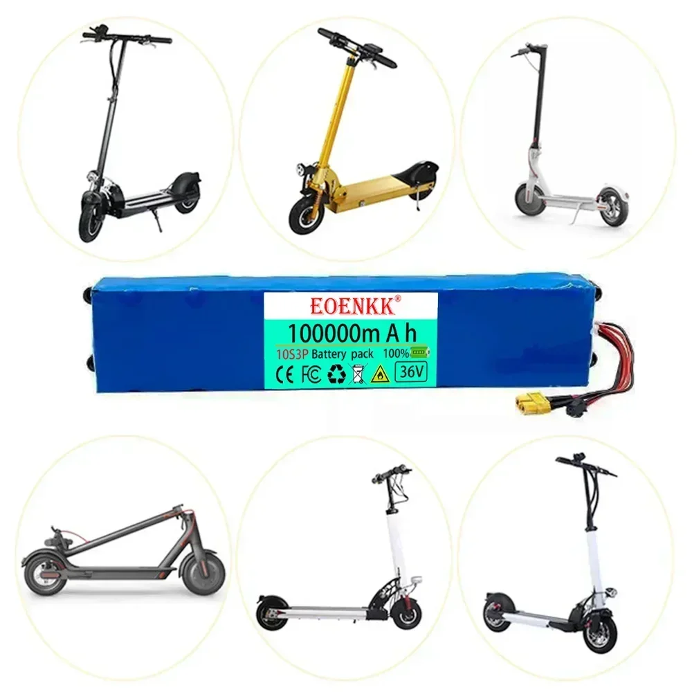 EOENKK New battery pack Suitable for M365 Electric Scooter 36V 100000mAh Battery18650 42V Lithium Battery Pack