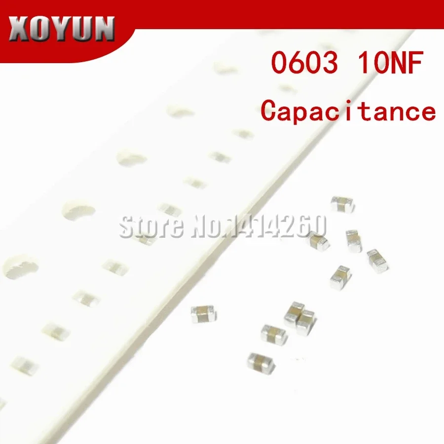 100Pcs 0603 10NF X7…