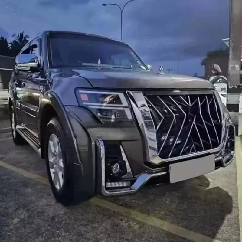 Facelift Car Bumper 2015-2018 Pajero V93 V97 Upgrade to V98 Body Kit 6