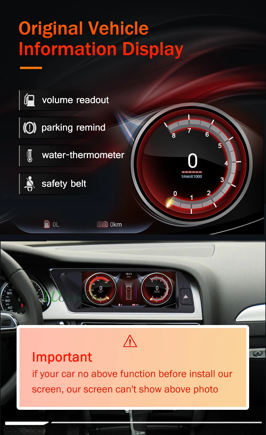 8,8'' Snapdragon 8-Kern Wireless Carplay Android 15 Auto-Radio GPS-Bildschirm für Audi A4 A4L B8 2007-2009 MMI2G Autoradio Stereo Multimedia-Player Bluetooth WIFI 4G LTE – Detail 17