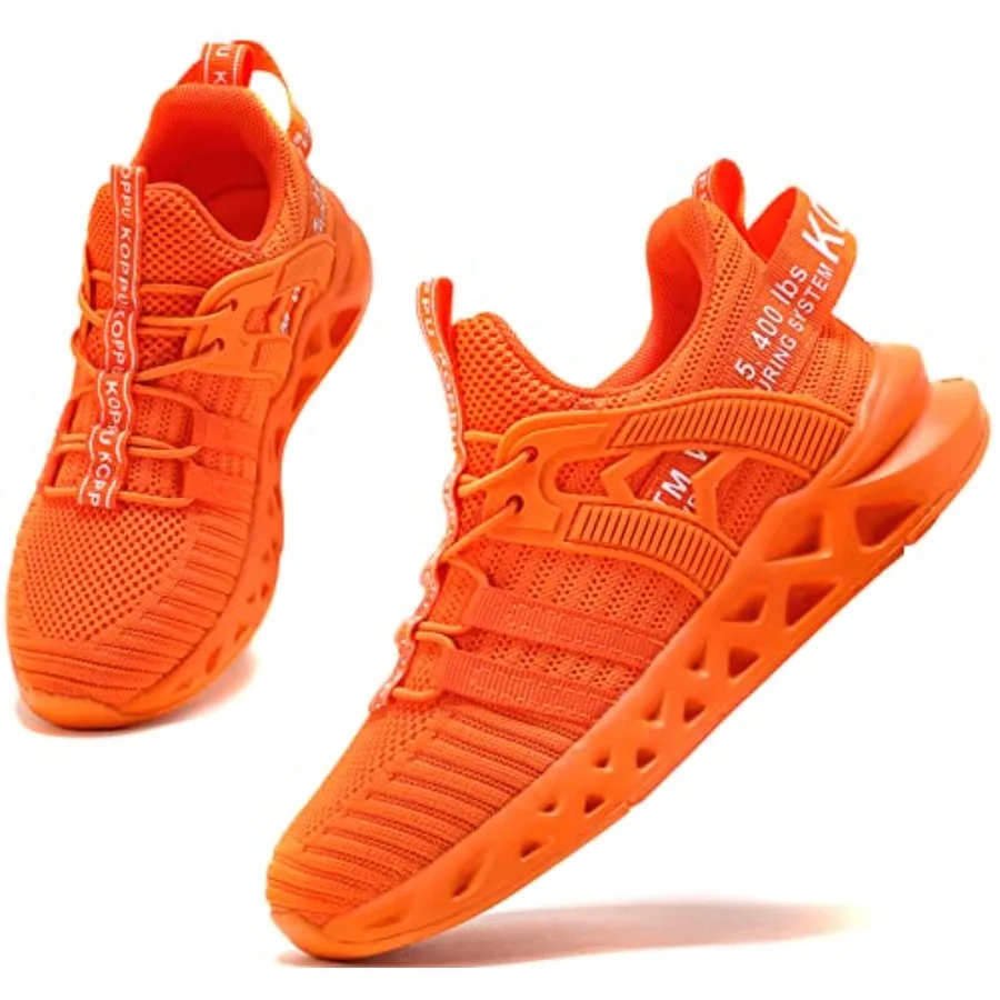 

koppu Boys Girls Shoes Non-Slip Tennis Shoes Fashion Lightweight Breathable Sneakers for Little /Big