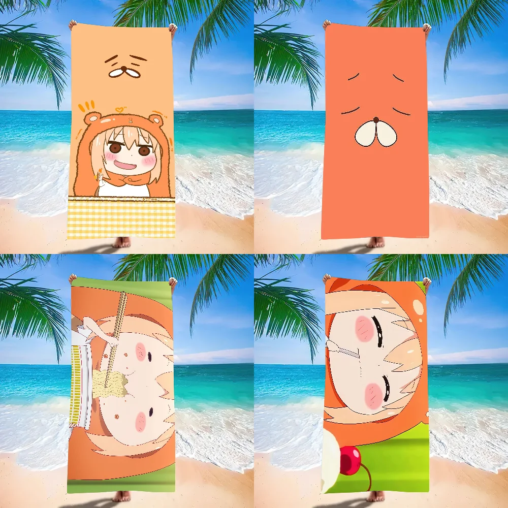 

Cute Himouto! Umaru-chan Towel Beach Towel Large Size Outdoor Travel Camping Absorbent toallas Towels Summer Swimming