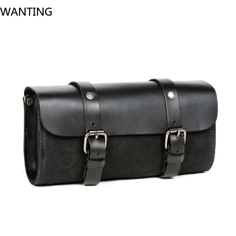 

Vintage Motorcycle che tou bao Bike bao hei che suo bao Waterproof Side Convex Kit Multifunction Running Bag Shoulder Bag