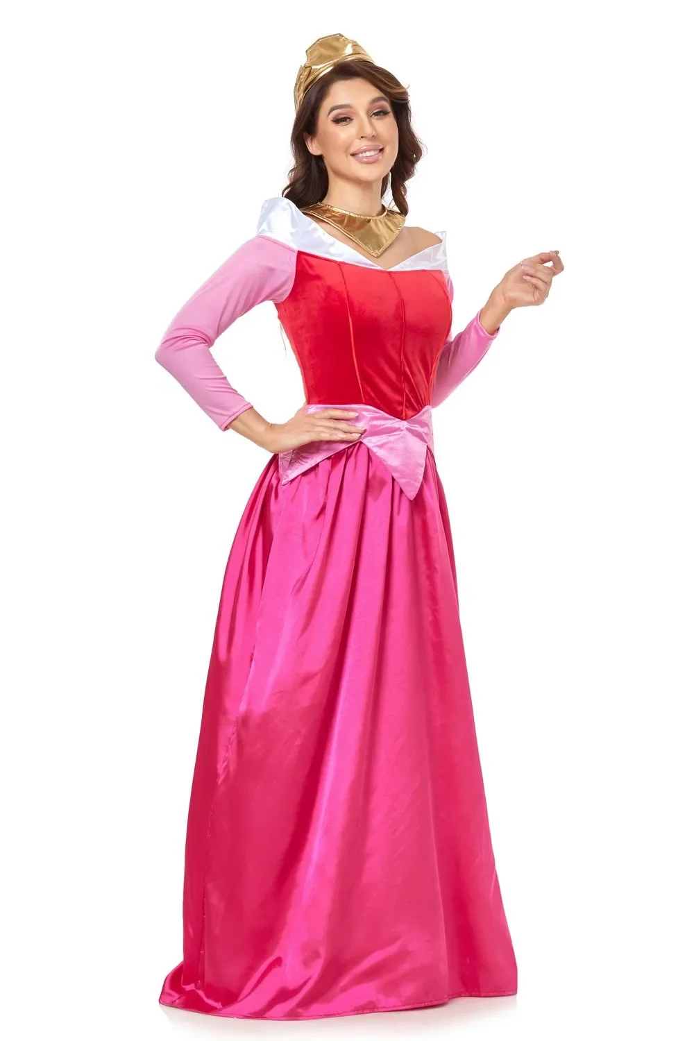 Anime Sleeping Beauty Cosplay Aurora Princess Stage Costume