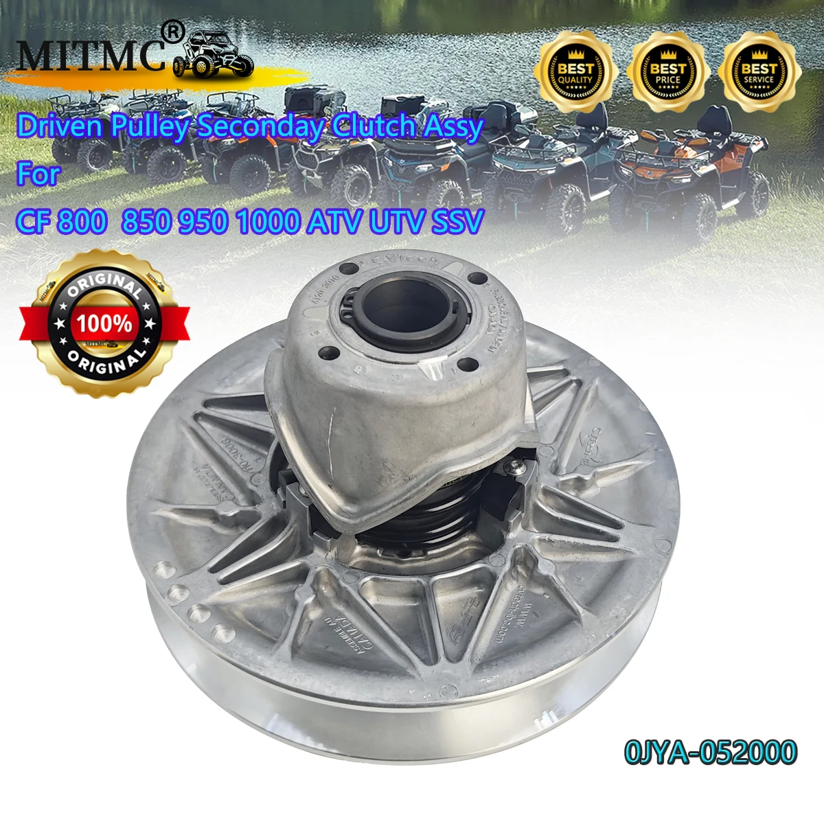 Original Driven Pulley Seconday Clutch Assy For CF 800 XC 850 950 HO 1000 XL EX ATV UTV SSV 2V91 Engine  0JYA-052000