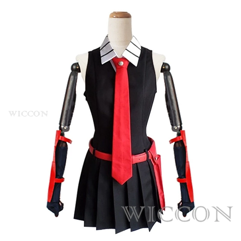 IN STOCK S-XXL Akame Cosplay Costume Wig Anime Akame Ga KILL Cosplay with Bag Halloween Party Outfits for Women Girls